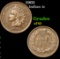 1901 Indian Cent 1c Grades xf+