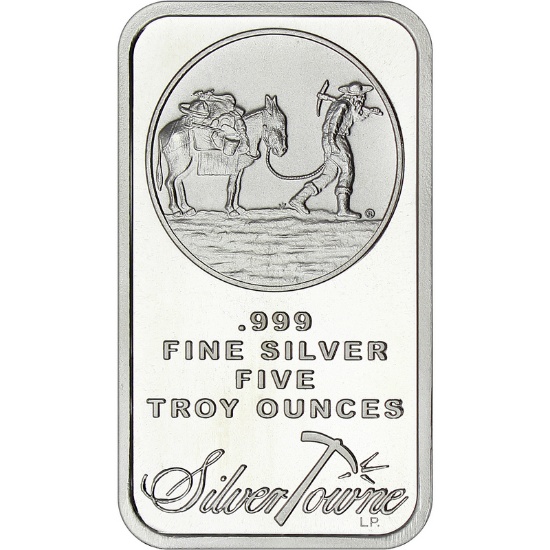 Five Ounce Silver Bar . .