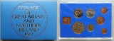1977 Great Britain And Northern Ireland Coin Set . .