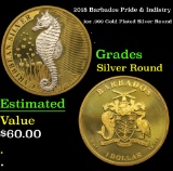 2018 Barbados Pride & Indistry Silver Round