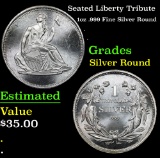 Seated Liberty Tribute Silver Round
