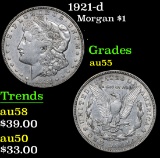 1921-d Morgan Dollar $1 Grades Choice AU