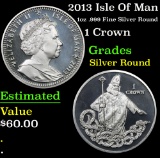2013 Isle Of Man Silver Round