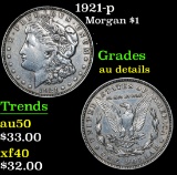 1921-p Morgan Dollar $1 Grades AU Details
