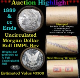 ***Auction Highlight*** 1889 & CC Uncirculated Morgan Dollar Shotgun Roll . . (fc)