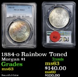1884-o Morgan Dollar $1 Graded ms63 by PCGS