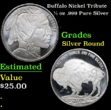 Buffalo Nickel Tribute Silver Round