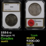 1884-o Morgan Dollar $1 Grades GEM Unc by PCI