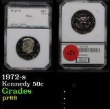 1972-s Kennedy Half Dollar 50c Graded By PCI