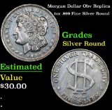 Morgan Dollar Obv Replica Silver Round