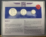 1956 Silver Coins Set . .