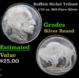 Buffalo Nickel Tribute Silver Round