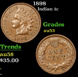 1898 Indian Cent 1c Grades Select AU
