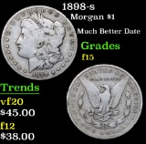1898-s Morgan Dollar $1 Grades f+