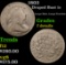 1803 Draped Bust Large Cent 1c Grades f details