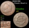 1810/09 Classic Head Large Cent 1c Grades g, good