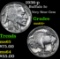 1936-p Buffalo Nickel 5c Grades Choice+ Unc