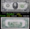 1928B $20 Green Seal Federal Reserve Not . . Grades vf+
