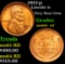 1912-p Lincoln Cent 1c Grades Choice+ Unc RD