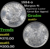 1884-o Morgan Dollar $1 Grades GEM+ Unc