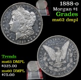 1888-o Morgan Dollar $1 Grades Select Unc DMPL