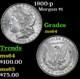 1900-p Morgan Dollar $1 Grades Choice Unc