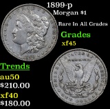 1899-p Morgan Dollar $1 Grades xf+