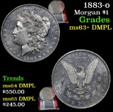 1883-o Morgan Dollar $1 Grades Select Unc+ DMPL