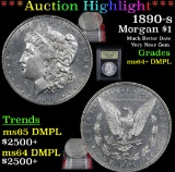 ***Auction Highlight*** 1890-s Morgan Dollar $1 Graded Choice Unc+ DMPL By USCG (fc)