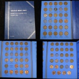 Partial Lincoln cent book 1941-1962 80 coins . . Grades