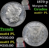 1879-p Morgan Dollar $1 Grades Select Unc+ PL