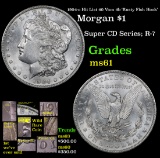 1904-o Hit List 40 Vam 4b 'Rusty Fish Hook' Morgan Dollar $1 Grades BU+