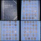 Partial Lincoln cent book 1909-1940 59 coins .