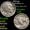 1914-p Buffalo Nickel 5c Grades Choice AU/BU Slider