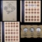 Near Complete Lincoln cent book 1941-1961 59 coins