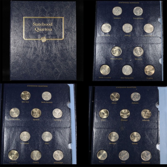 Complete Washington State Quarters book 1999-2008 50 coins . .