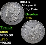 1884-s Morgan Dollar $1 Grades xf+