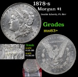 1878-s Morgan Dollar $1 Grades Select+ Unc