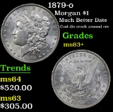 1879-o Morgan Dollar $1 Grades Select+ Unc