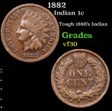 1882 Indian Cent 1c Grades vf++