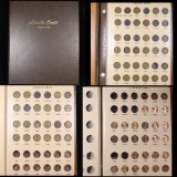 Partial Lincoln cent book 1909-1958 68 coins . .