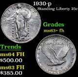 1930-p Standing Liberty Quarter 25c Grades Select Unc+ FH (fc)