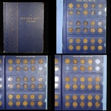 Partial Lincoln cent book 1909-1940 59 coins . .