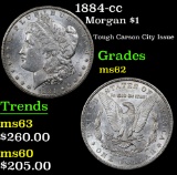 1884-cc Morgan Dollar $1 Grades Select Unc