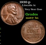 1930-p Lincoln Cent 1c Grades Choice+ Unc BN