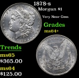 1878-s Morgan Dollar $1 Grades Choice+ Unc