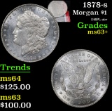 1878-s Morgan Dollar $1 Grades Select+ Unc