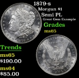 1879-s Morgan Dollar $1 Grades GEM Unc