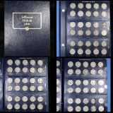 Near Complete Jefferson Nickel book 1938-2000,167 coins . .