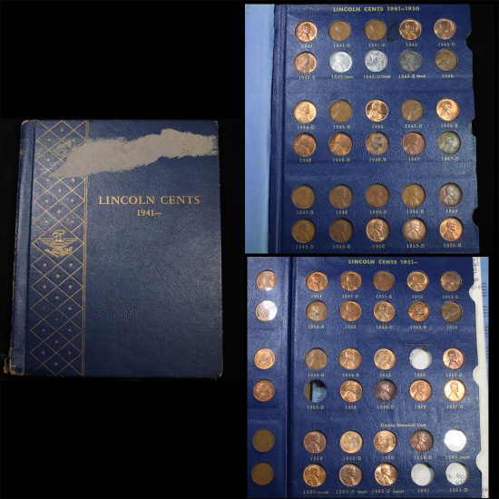 Complete Lincoln cent page 1959-1973 38 coins
